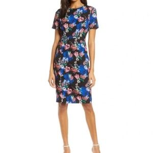 Black Halo Jodee Floral Dress Size 2
